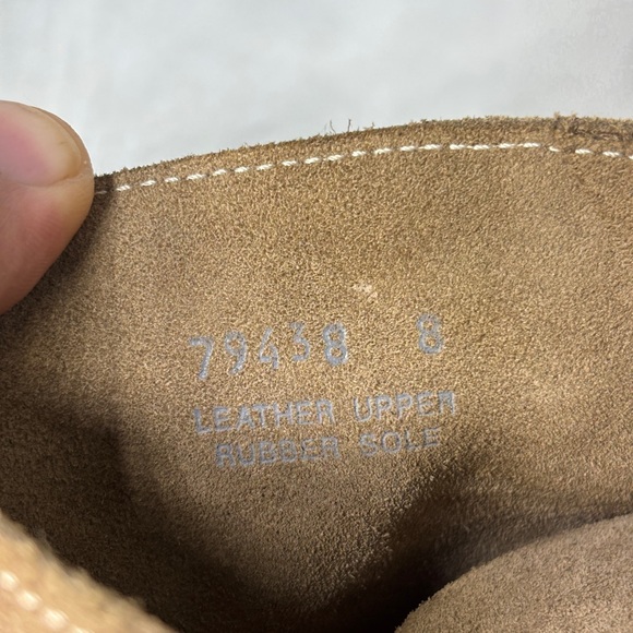 J.Crew‎ MacAlister Desert Boot Leather Suede Men’s 8 Chukka Beige Made In Italy